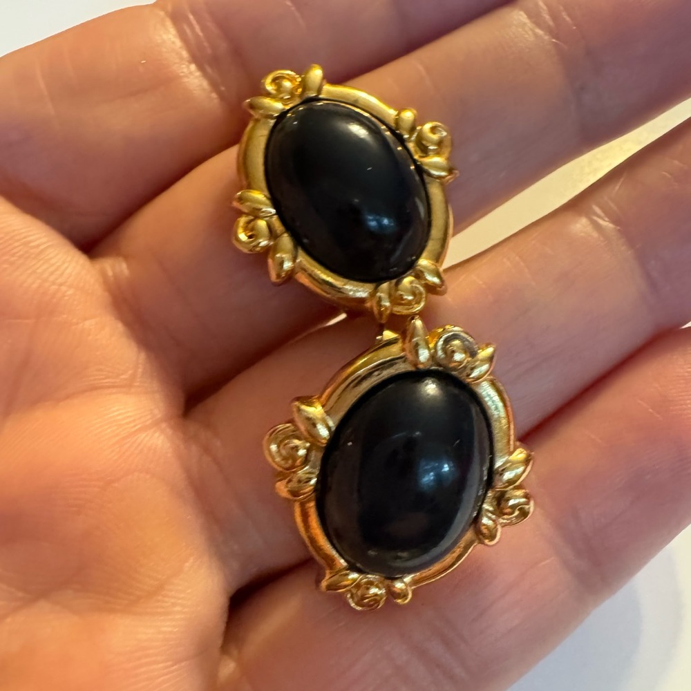 LCI vintage clip Earings